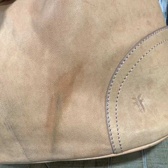 💗Frye Madison Leather Hobo Bag -Blush- Dusty-Rose - Picture 14 of 16